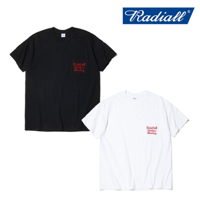 RADIALL ラディアル 　 HOTBOX - CREW NECK T-SHIRT S/S 　 【Tシャツ 半袖】【2024 SPRING ＆ SUMMER COLLECTION】【RAD-24SS-TEE00