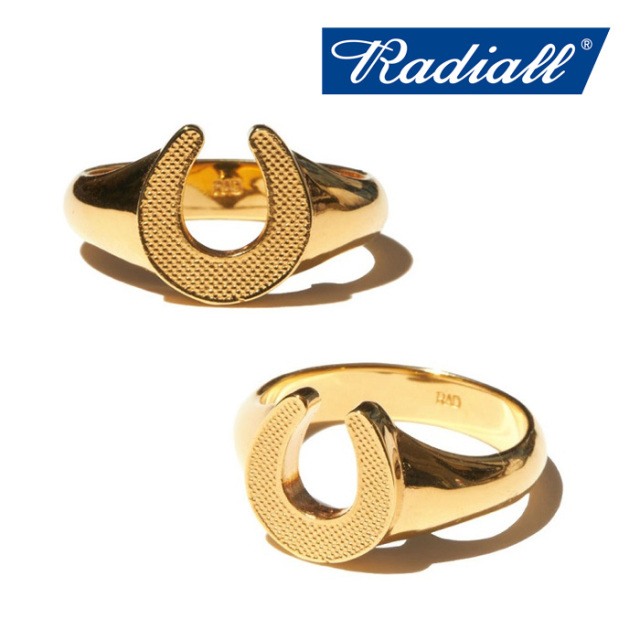 RADIALL ラディアル 　HORSESHOE - PINKY RING (18K)　 【ピンキーリング】【2022 AUTUMN&WINTER COLLECTON】【RAD-JWL037-02】【イ