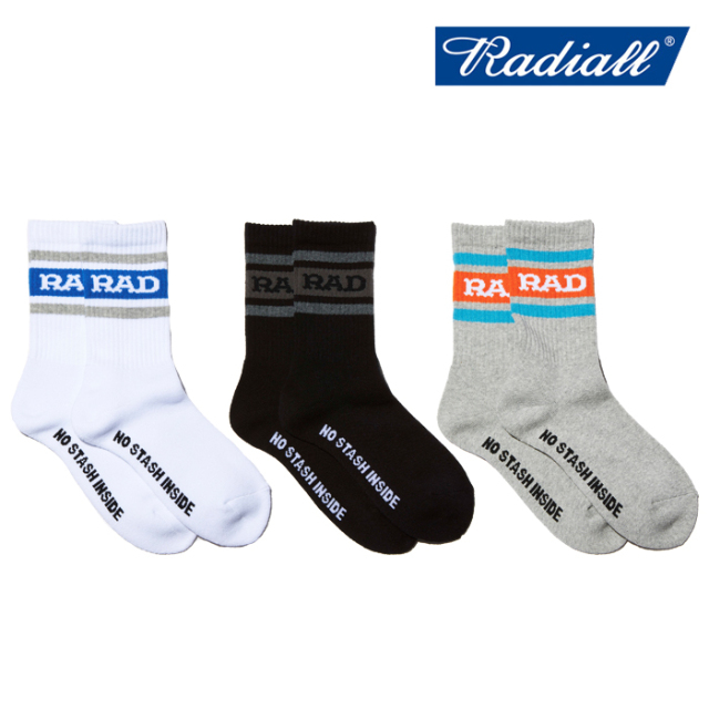 RADIALL ラディアル 　MID KICK - 1PAC SOX MID　 【ソックス】【2022 SPRING&SUMMER COLLECTION】【RAD-PAC046】【インタープレイ I