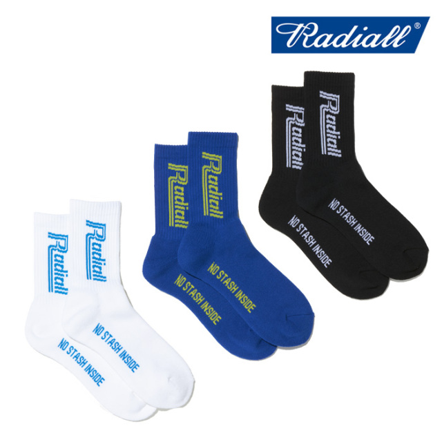 RADIALL ラディアル 　 TRUCKS - 1PAC SOX MID / DRALON　 【ソックス】【2024 SPRING＆SUMMER COLLECTION】【RAD-PAC057】【インタ
