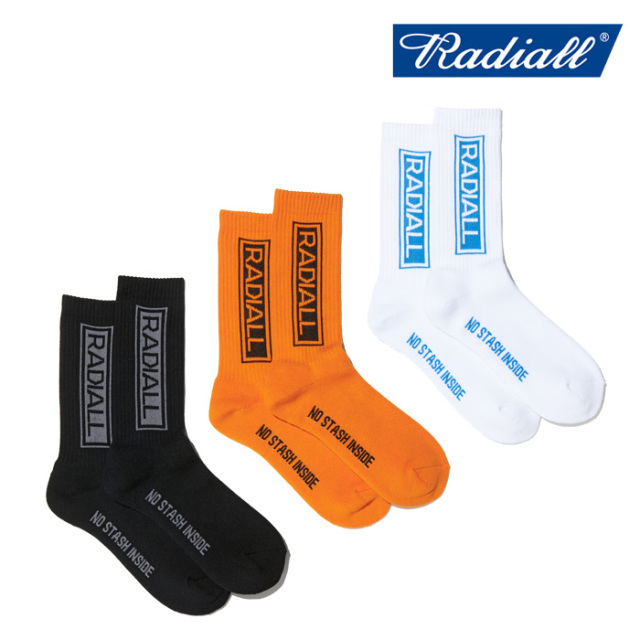 RADIALL ラディアル 　 WHEELS - 1PAC SOX LONG / DRALON 　 【ソックス】【2024 SPRING＆SUMMER COLLECTION】【RAD-PAC059】【イン