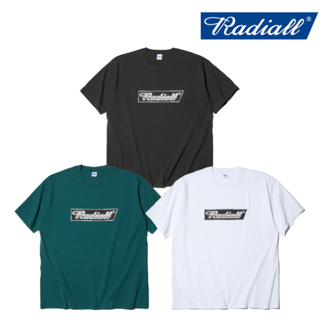 RADIALL ラディアル 　CHROME FLAGS - CREW NECK T-SHIRT S/S　 【Tシャツ】【2024 SPRING ＆ SUMMER SPOT COLLECTION】【RAD-24SS-S