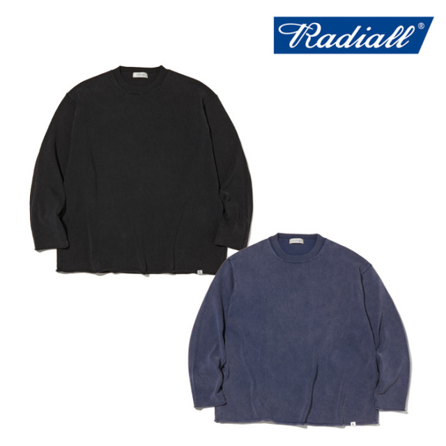 【SALE30%OFF】　RADIALL ラディアル 　FALCON WAGON - CREW NECK SWEATER L/S　 【クルーネックセーター】【2024 AUTUMN＆WINTER CO