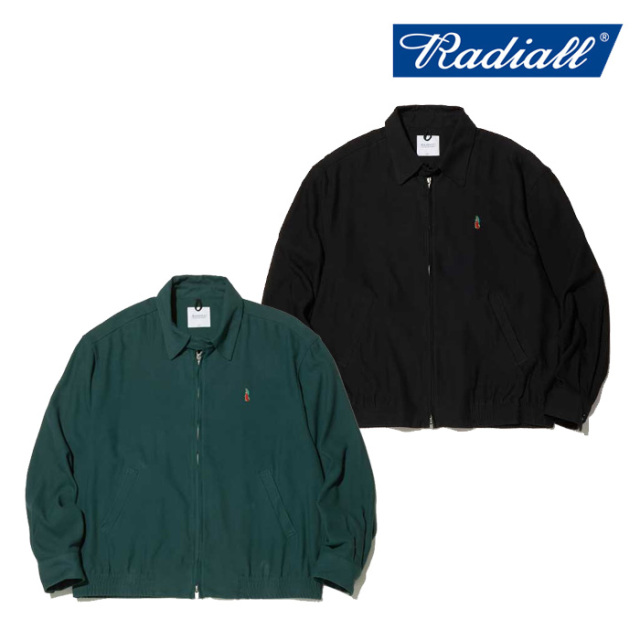 【SALE30%OFF】　RADIALL ラディアル 　 CLUB JACKET - ZIP UP BLOUSON 　 【ジップアップブルゾン】【2024 SPRING ＆ SUMMER COLLEC