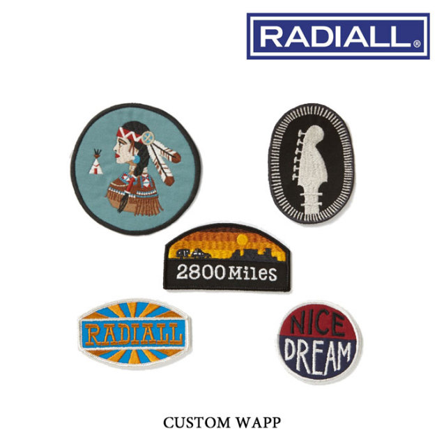 RADIALL (ラディアル)　 CUSTOM WAPP　 【2015 AUTUMN/WINTER COLLECTION】　 【RADIALL ワッペン】　 【RAD-15AW-ACC019】　 【RADI