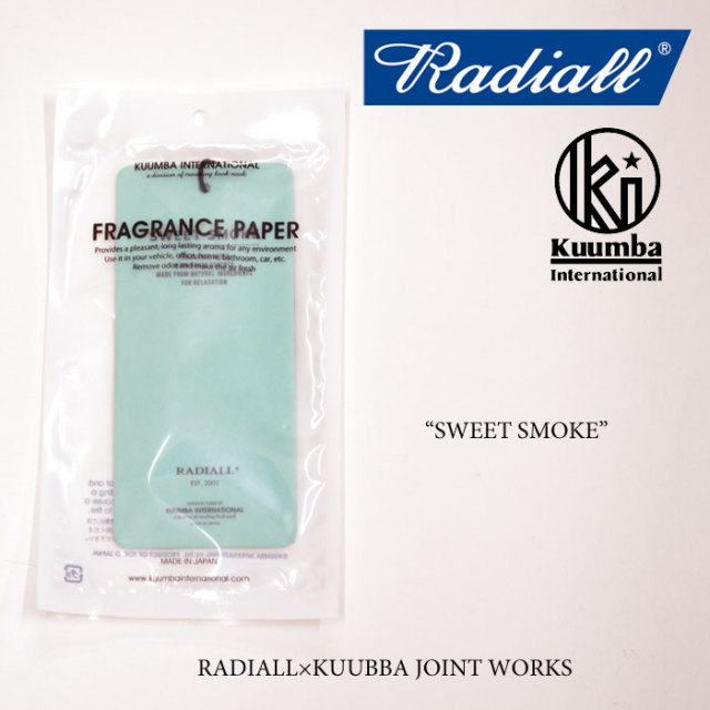 RADIALL (ラディアル)　 SWEET SMOKE FRESHENER air freshener(エアフレッシュナー)　 【RADIALL エアフレッシュナー】【KUUMBA】【