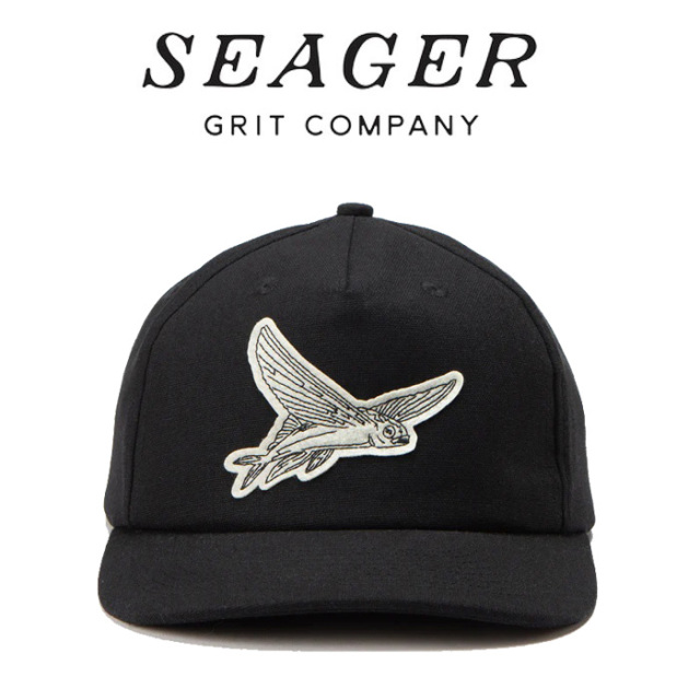 SEAGER(シーガー)　AVALON HEMP SNAPBACK BLACK　【キャップ 帽子】【シーガー キャップ】【定番 人気 シンプル アウトドア サーフィ