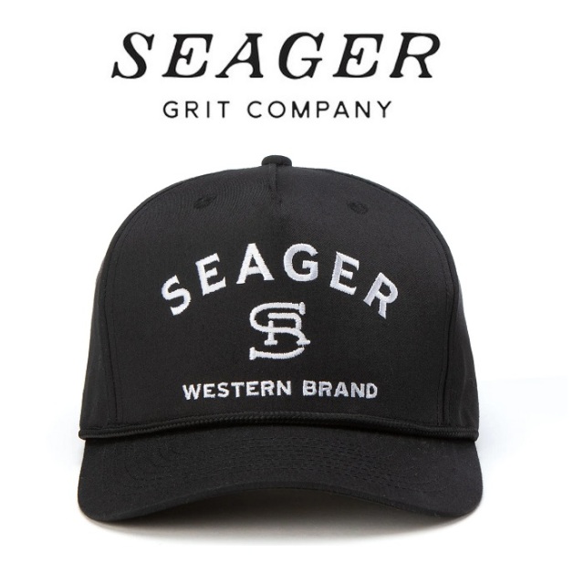SEAGER(シーガー)　Branded Snapback (Black)　【キャップ 帽子】【シーガー キャップ】【定番 人気 シンプル アウトドア サーフィン