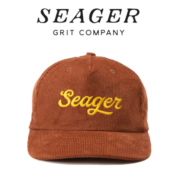 SEAGER(シーガー)　BIG BROWN CORDUROY SNAPBACK　【キャップ 帽子】【シーガー キャップ】【定番 人気 シンプル アウトドア サーフ