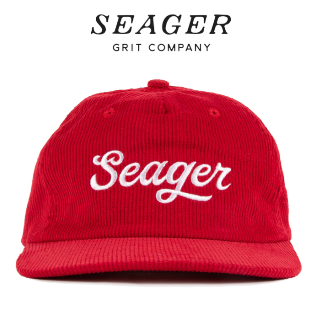 SEAGER(シーガー)　BIG RED CORDUROY SNAPBACK　【キャップ 帽子】【シーガー キャップ】【定番 人気 シンプル アウトドア サーフィ