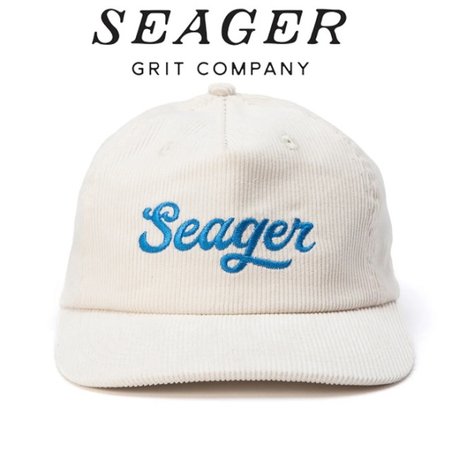 SEAGER(シーガー)　BIG CREAM CORDUROY SNAPBACK　【キャップ 帽子】【シーガー キャップ】【定番 人気 シンプル アウトドア サーフ