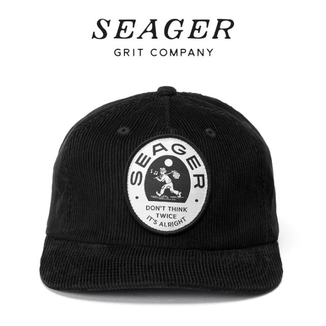 SEAGER(シーガー)　DYLAN SNAPBACK BLACK　【キャップ 帽子】【シーガー キャップ】【定番 人気 シンプル アウトドア サーフィン ス