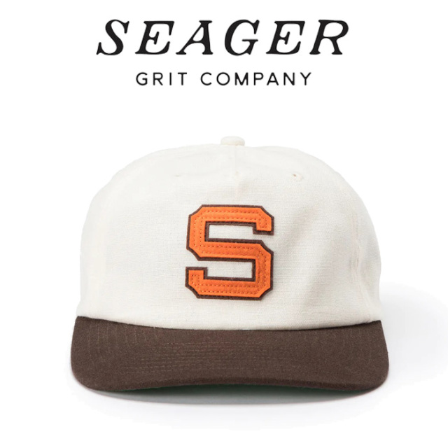 SEAGER(シーガー)　 ERA SNAPBACK BROWN/CREAM 　【キャップ 帽子】【シーガー キャップ】【定番 人気 シンプル アウトドア サーフィ