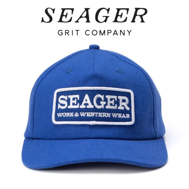 SEAGER(シーガー)　FARRIER HEMP SNAPBACK BLUE　【キャップ 帽子】【シーガー キャップ】【定番 人気 シンプル アウトドア サーフィ