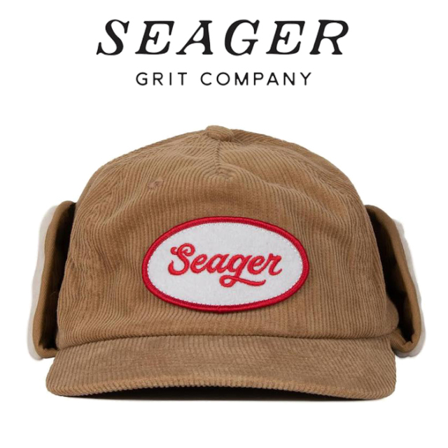SEAGER(シーガー)　FLAPJACK CANVAS EAR FLAP CAP KHAKI　【キャップ 帽子】【シーガー キャップ】【定番 人気 シンプル アウトドア