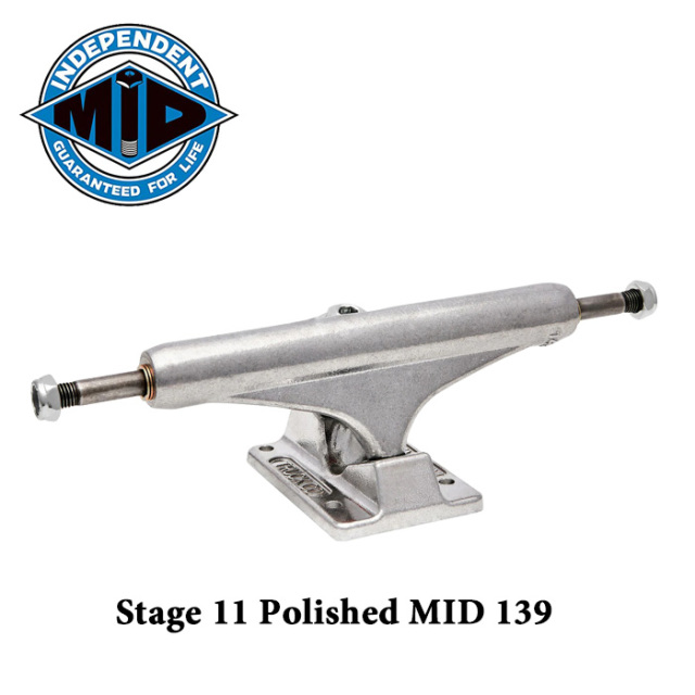 Independent Trucks (インディペンデント)　 Stage 11 Polished MID 139  　【インディペンデント】【スケートボード トラック】 【