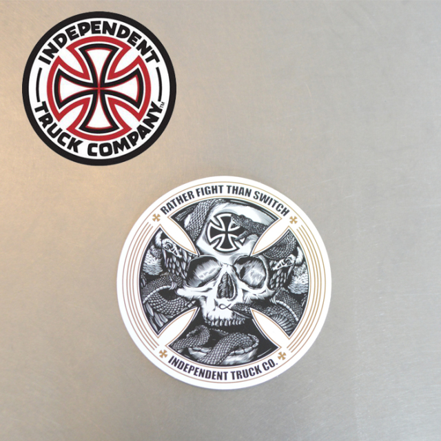 Independent Trucks (インディペンデント)　INDEPENDENT STICKER FTR SKULL 5”　【インディペンデント】【スケートボード 】【スケボ