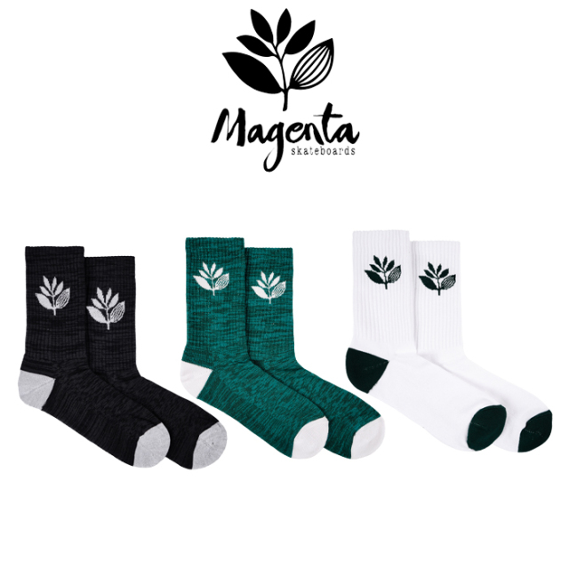 MAGENTA SKATEBOARDS（マゼンタ スケートボード）　 PLANT SOCKS 　【マゼンタ MAGENTA】【スケートボード スケボー】【SOCKS ソック