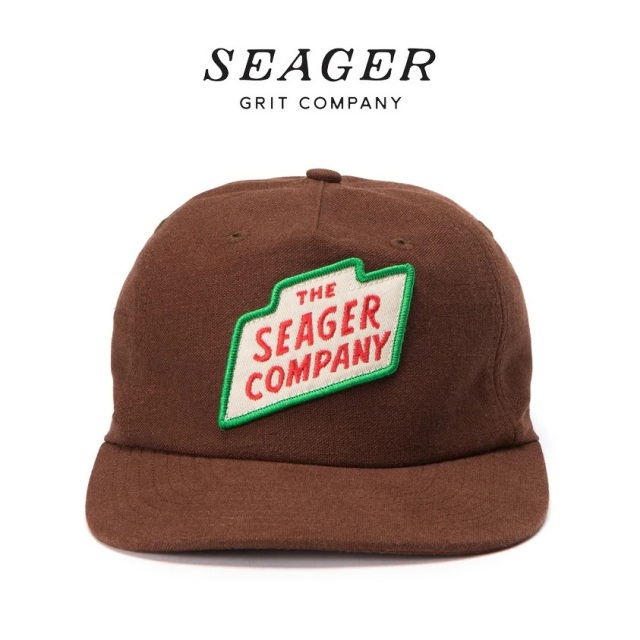 SEAGER(シーガー)　MOJAVE HEMP SNAPBACK BROWN　【キャップ 帽子】【シーガー キャップ】【定番 人気 シンプル アウトドア サーフィ