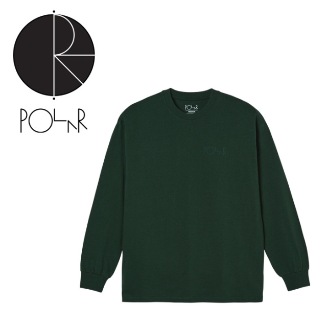 POLAR SKATE CO. (ポーラースケート)　 STROKE LOGO LONGSLEEVE 　【スケートボード スケボー】【ロンT ロングスリーブTシャツ】