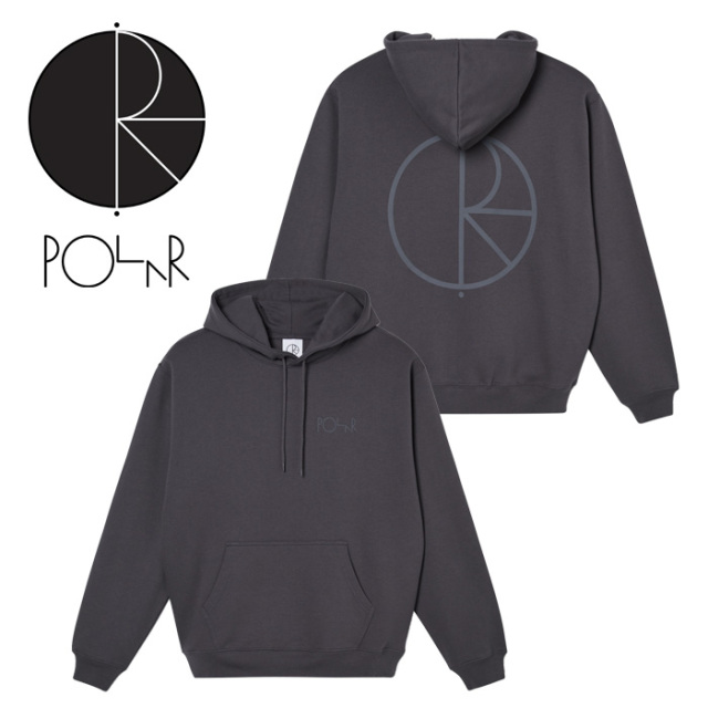 POLAR SKATE CO. (ポーラースケート)　 STROKE LOGO HOODIE　【スケートボード スケボー】【パーカー フーディ】