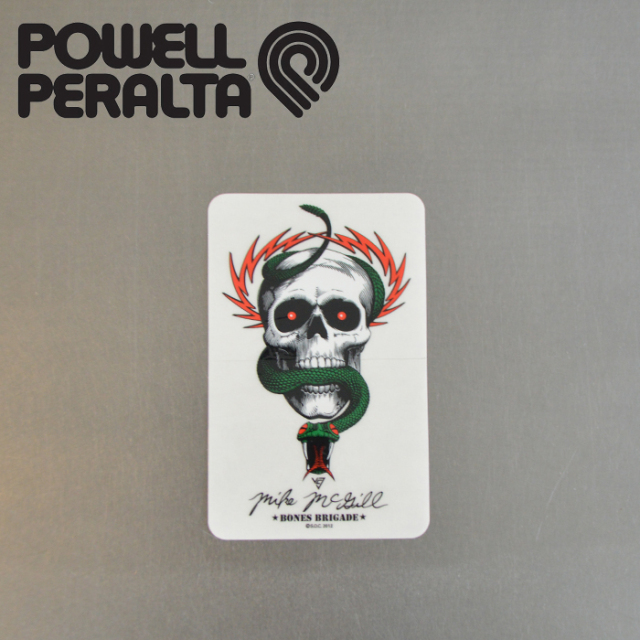 POWELL PERALTA (パウエルペラルタ)　POWELL PERALTA STICKER LTD STICKER MIKE MCGILL　【パウエルペラルタ】【スケートボード 】【