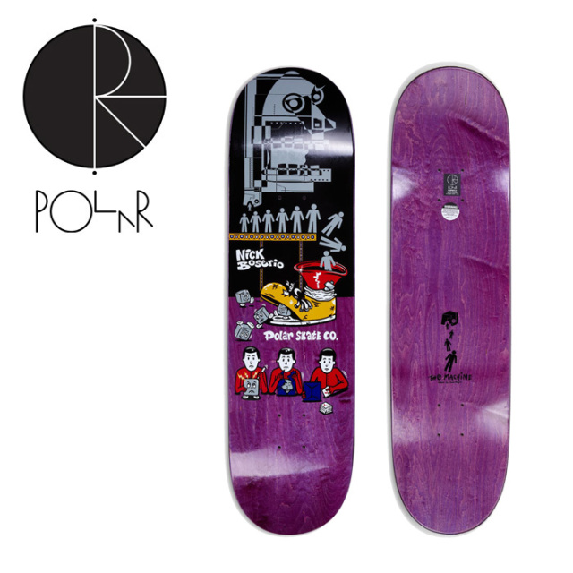 POLAR SKATE CO. (ポーラースケート)　 NICK BOSERIO - THE MACHINE(8.125inch) 　【POLAR SKATE CO. POLAR ポーラースケート ポーラ