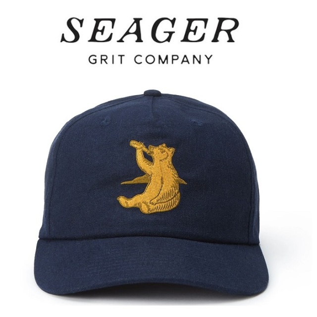 SEAGER(シーガー)　Smokey Snapback (Navy)　【キャップ 帽子】【シーガー キャップ】【定番 人気 シンプル アウトドア サーフィン 