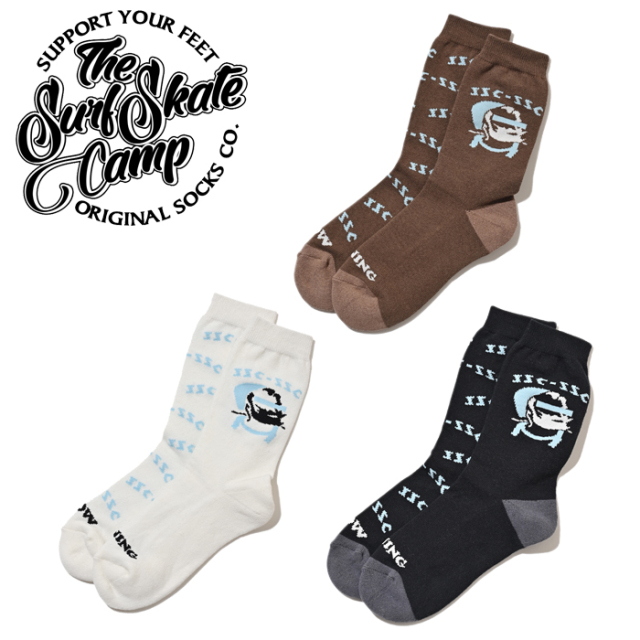 SURFSKATECAMP (サーフスケートキャンプ)　 BEARD MAN SOCKS　ソックス 靴下 SOCKS SOX