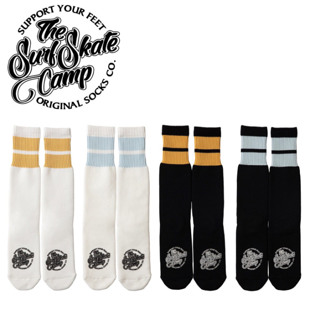 SURFSKATECAMP (サーフスケートキャンプ)　 LINE SOCKS　ソックス 靴下 SOCKS SOX