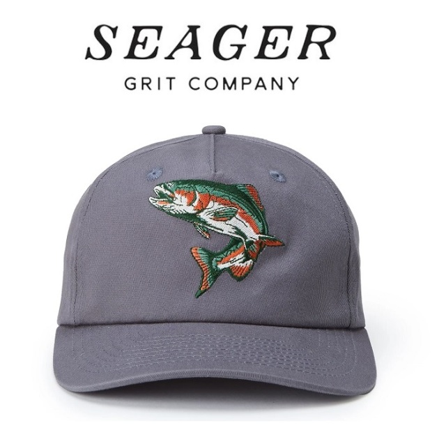 SEAGER(シーガー)　Steelie Snapback (Slate Grey)　【キャップ 帽子】【シーガー キャップ】【定番 人気 シンプル アウトドア サー