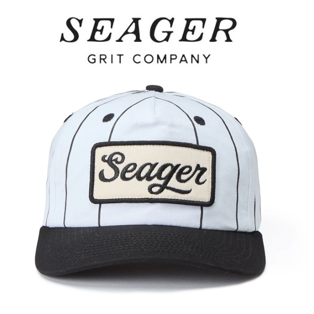 SEAGER(シーガー)　Uncle Bill Snapback (Cream&Black)　【キャップ 帽子】【シーガー キャップ】【定番 人気 シンプル アウトドア 