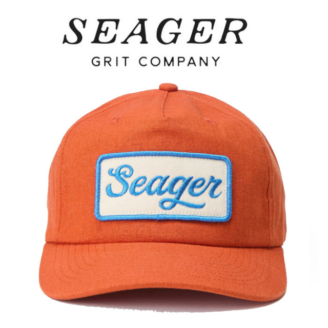 SEAGER(シーガー)　Uncle Bill Snapback (Orange)　【キャップ 帽子】【シーガー キャップ】【定番 人気 シンプル アウトドア サーフ