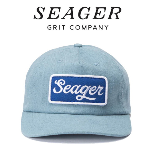 SEAGER(シーガー)　 UNCLE BILL HEMP SNAPBACK GREY BLUE 　【キャップ 帽子】【シーガー キャップ】【定番 人気 シンプル アウトド