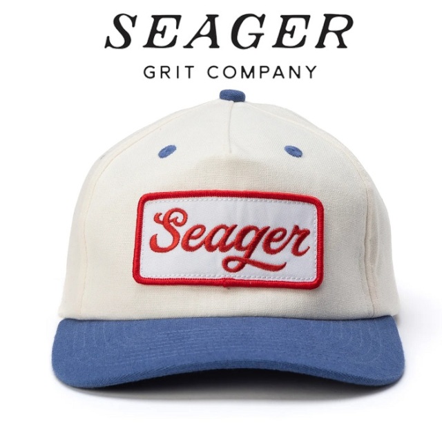SEAGER(シーガー)　UNCLE BILL HEMP SNAPBACK CREAM/NAVY　【キャップ 帽子】【シーガー キャップ】【定番 人気 シンプル アウトドア