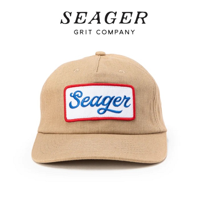 SEAGER(シーガー)　UNCLE BILL HEMP SNAPBACK KHAKI　【キャップ 帽子】【シーガー キャップ】【定番 人気 シンプル アウトドア サー