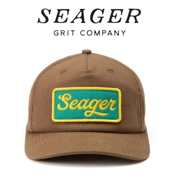 SEAGER(シーガー)　UNCLE BILL HEMP SNAPBACK BROWN　【キャップ 帽子】【シーガー キャップ】【定番 人気 シンプル アウトドア サー