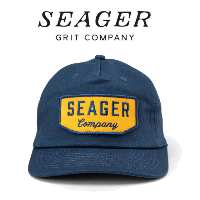 SEAGER(シーガー)　Wilson Snapback (Navy)　【キャップ 帽子】【シーガー キャップ】【定番 人気 シンプル アウトドア サーフィン 