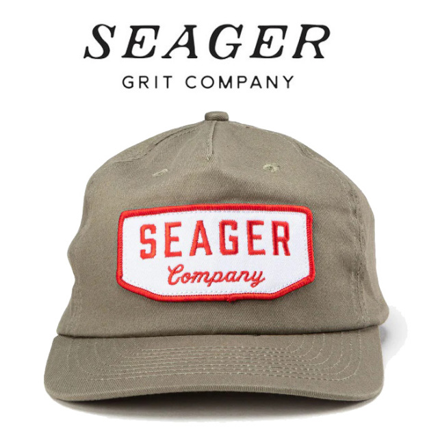 SEAGER(シーガー)　Wilson Snapback (Stone Gray)　【キャップ 帽子】【シーガー キャップ】【定番 人気 シンプル アウトドア サーフ