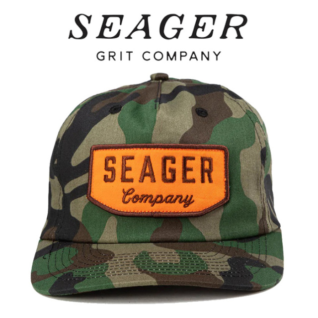 SEAGER(シーガー)　WILSON SNAPBACK CAMO 　【キャップ 帽子】【シーガー キャップ】【定番 人気 シンプル アウトドア サーフィン ス