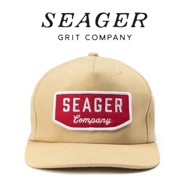 SEAGER(シーガー)　WILSON SNAPBACK KHAKI　【キャップ 帽子】【シーガー キャップ】【定番 人気 シンプル アウトドア サーフィン ス