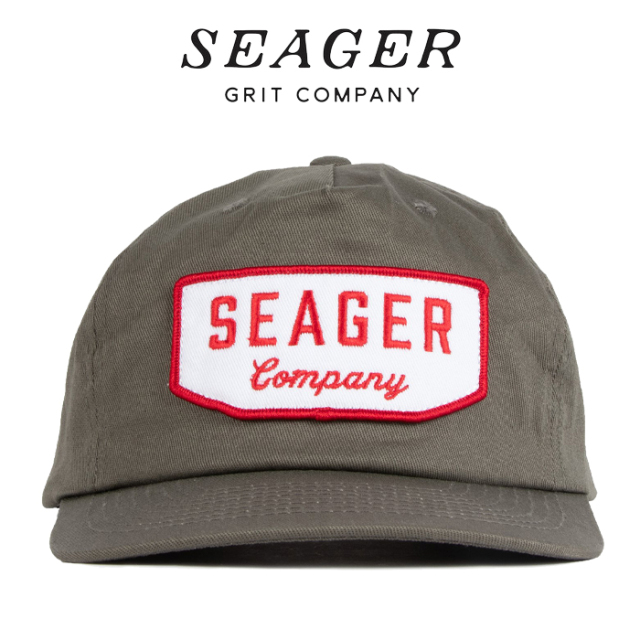 SEAGER(シーガー)　WILSON SNAPBACK STONE GREY　【キャップ 帽子】【シーガー キャップ】【定番 人気 シンプル アウトドア サーフィ