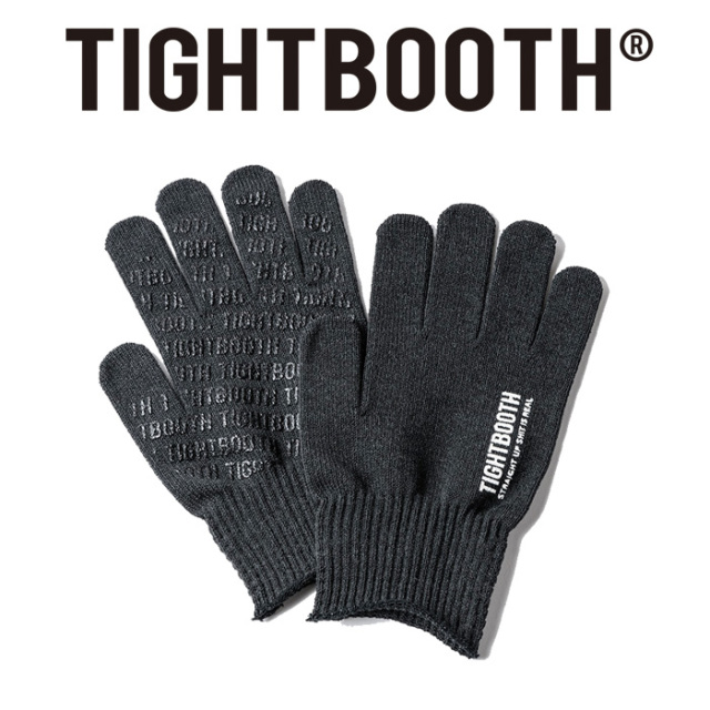 TIGHTBOOTH (タイトブース)　LOGO GUNTE　 【軍手 ロゴ入り】【TIGHTBOOTH PRODUCTION タイトブースプロダクション TBPR インタープ