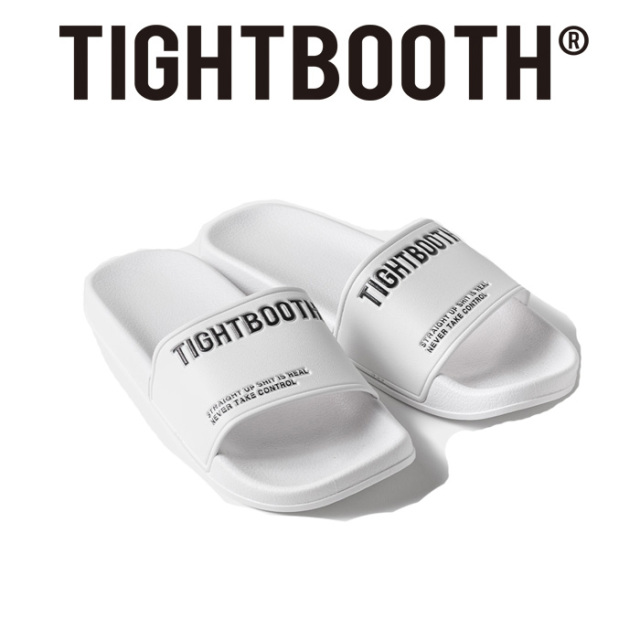 TIGHTBOOTH PRODUCTION (タイトブース プロダクション) 　 LABEL LOGO SLIDE SANDAL 　 【サンダル】【TIGHTBOOTH PRODUCTION タイト