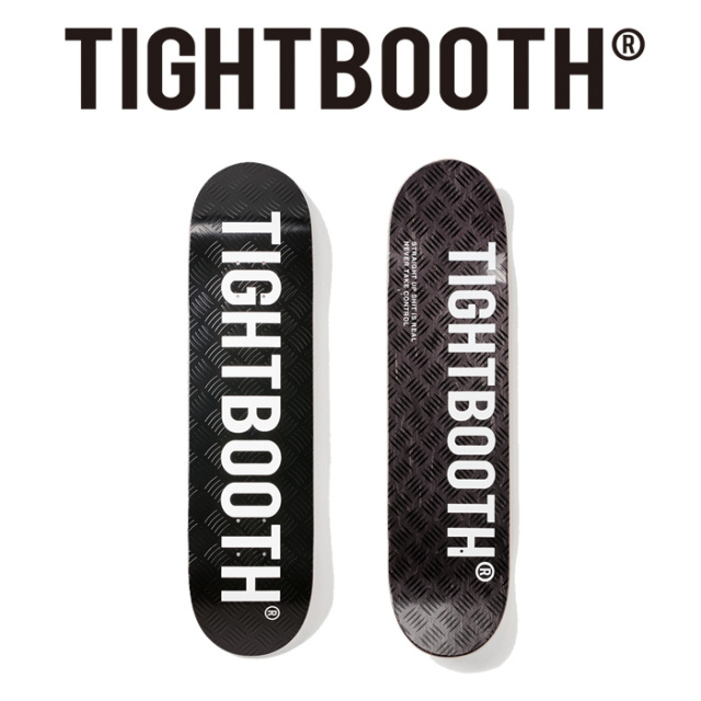 TIGHTBOOTH (タイトブース)　 CP LOGO BLACK 　 【デッキ スケートボード スケボー】【TIGHTBOOTH PRODUCTION タイトブースプロダク