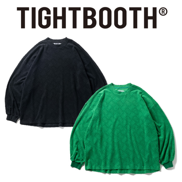 tightbooth CHECKER PLATE L/S TOP ブラック L tightbooth CHECKER PLATE L/S TOP ブラック L tightbooth