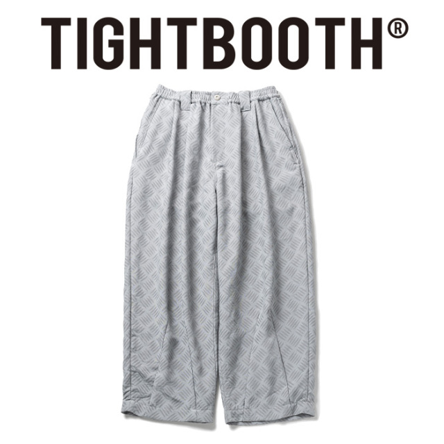 TIGHTBOOTH PRODUCTION (タイトブース プロダクション)　 CHECKER PLATE BAGGY SLACKS 　 【バギー スラックス】【TIGHTBOOTH PRODUC
