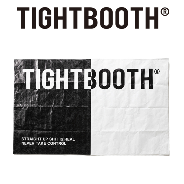 TIGHTBOOTH PRODUCTION (タイトブース プロダクション) 　 LABEL LOGO TYVEK PICNIC SHEET 　 【レジャーシート】【TIGHTBOOTH PRODU