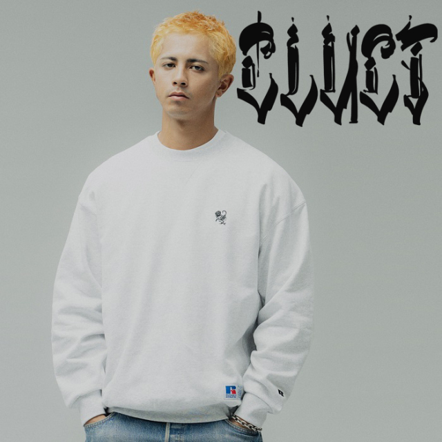CLUCT (クラクト)　BELLFLOWER[CREW SWEAT]　【スウェット】【#05200】【2026SPRING先行予約】【予約商品 キャンセル不可】【RUSSELL