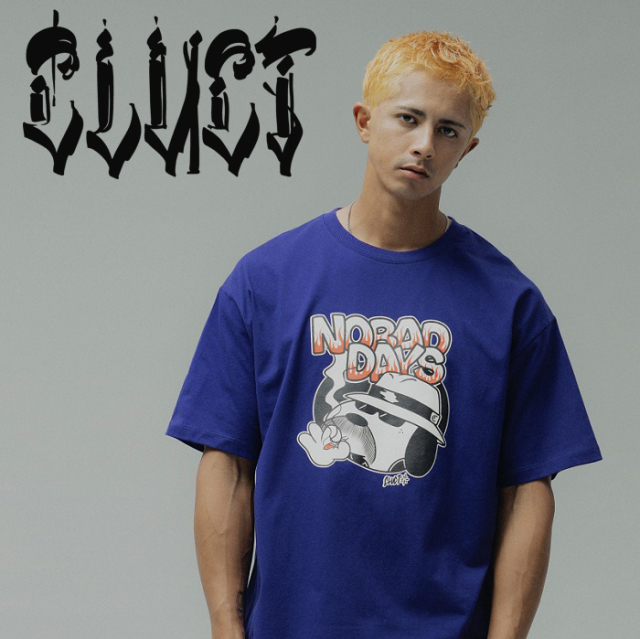CLUCT (クラクト)　NO BAD DAYS[S/S W TEE]　【ワイドTシャツ】【#05229】【2026SPRING先行予約】【予約商品 キャンセル不可】　